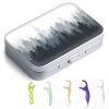 Gerkia Dental Floss Portable Case, Easy to Store Floss Picks of Various Sizes, Portable Dental Floss Dispenser is Perfect for Travelling, Hotels, Dinners, Appointments.Ink Tree view 1