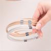 Asnewa Elastic High Heels Shoe Straps, High Heel Anti-Loose Straps, Rhinestone Elastic Detachable Shoe Straps for Heels with Anti-Slip Stickers (2pairs 05) view 2