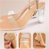 Asnewa Elastic High Heels Shoe Straps, High Heel Anti-Loose Straps, Rhinestone Elastic Detachable Shoe Straps for Heels with Anti-Slip Stickers (2pairs 05) view 3