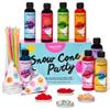 Thoughtfully Gourmet, Snow Cone Party Gift Set, Includes Ingredients for 20 Snow Cones, 8 Flavored Syrups, Toppings, and Paper Cups, Set of 20 view 1