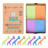 LILY & EDITH Kids Biodegradable Dental Floss Picks 200 Counts, Fluoride Free, Plant Based Material, Fun Animal Flossing Sticks, Ultra Sturdy Thread, Zero Waste Package (Unflavored) view 1