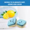 SANI 360 Washing Machine Cleaning tablets, 12 pack is Formulated with Enzyme, Deep Cleans and Deodorizes Front and Top Loading Washers use up to 1 year supply Lemon Scent view 2