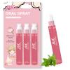 3 Count Mint Breath Spray Mouth Spray Breath Freshener Oral Care for All Ages 0.33OZ (10ML) Mint Peach Flavor view 1