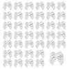 Mini Satin Ribbon Bows, 200pcs Small Ribbon Bows Flowers DIY Appliques Crafts Pre-Tied Satin Bow for Sewing Scrapbooking Crafts Decoration Wedding Gift Box Ornament view 1