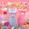 Mini Satin Ribbon Bows, 200pcs Small Ribbon Bows Flowers DIY Appliques Crafts Pre-Tied Satin Bow for Sewing Scrapbooking Crafts Decoration Wedding Gift Box Ornament view 3
