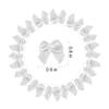Mini Satin Ribbon Bows, 200pcs Small Ribbon Bows Flowers DIY Appliques Crafts Pre-Tied Satin Bow for Sewing Scrapbooking Crafts Decoration Wedding Gift Box Ornament view 4
