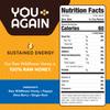 You Again Super Honey Wild Ginger Packets | Workout Clean Energy Gel Packs | Cycling, Endurance, Running Gel or Energy Snack | Paleo & Carnivore Snack | Gluten-Free | Made in USA | 8 Pack view 2