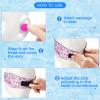 Zhanmai Soft Swimming Headband Silicone Earplugs Set, Including 3 Pcs Secure Swimmers Ear Band 3 Pairs Swimming Earplugs Swim Headbands for Adults Moldable Ear Plugs for Swimming (Dreamy Colors) view 3