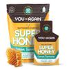 You Again Super Honey Lemon Turmeric | Workout Clean Energy Gel Packs | Cycling, Endurance, Running Gel or Energy Snack | Paleo & Carnivore Snack | Gluten-Free | Made in USA | 8-Pack view 1