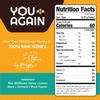 You Again Super Honey Lemon Turmeric | Workout Clean Energy Gel Packs | Cycling, Endurance, Running Gel or Energy Snack | Paleo & Carnivore Snack | Gluten-Free | Made in USA | 8-Pack view 2