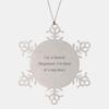 Best Dental Hygienist Gifts, I'm a Dental Hygienist. I'm Kind of a Big, Unique Snowflake Ornament for Colleagues from Friends, Love, Gift Toothbrush, Dental Floss, Toothpaste, Mouthwash view 1