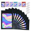 350 Pcs Mylar Bags for Food Storage 4x6 Mylar Bag with Window Black Resealable Bags for Small Business Bulk Smell Proof Bag Freeze Dried Candy Sealable Packaging Coffee Bean Zipper Packaging view 1