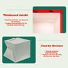 ADIDO EVA Silver Square Gift Bags Small Size Square Bottom Paper Bags with Handles for Party Favor, Shopping Bag (8x8x8 In, 10 CT) view 4