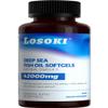 Losoki Deep Sea Fish Oil - 1000 mg EPA & DHA, Omega-3 Fatty Acids, Wild Caught Fish, Premium Burpless Softgel Supplements - 60 ct view 1