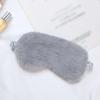 4 Pcs Plush Sleeping Eye Cover Furry Sleep Eye Masks Soft Comfortable Blindfold Fluffy Eye Shades for Women Girls Pink Beige Grey Black view 3