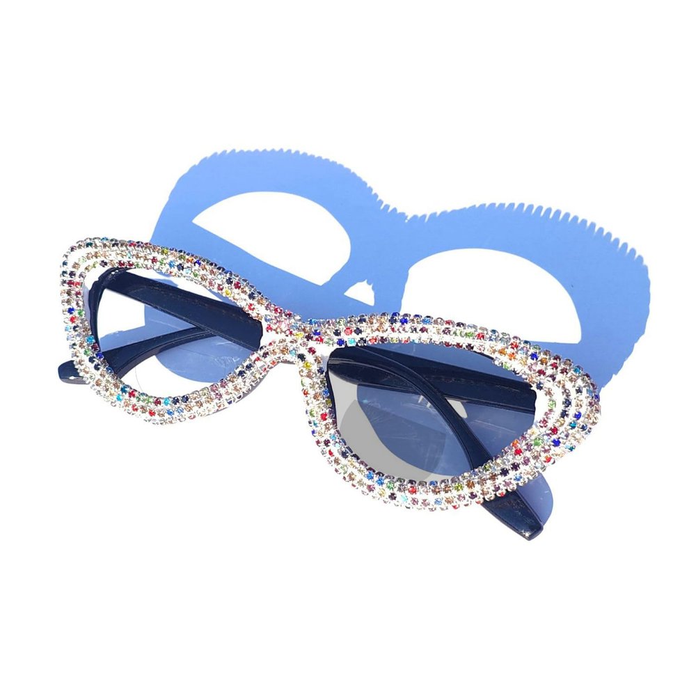 laureles Photochromic Bifocal Reading Glasses Sparkling Bling Rhinestone Readers Women Transition Sun Glasses (C1, 2.5, x)
