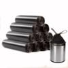 10 Litre Waste Bag,Portable PE Extra Strong Bin Liners with Handle,5 rolls black / 100 counts in total view 1
