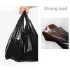 10 Litre Waste Bag,Portable PE Extra Strong Bin Liners with Handle,5 rolls black / 100 counts in total view 4