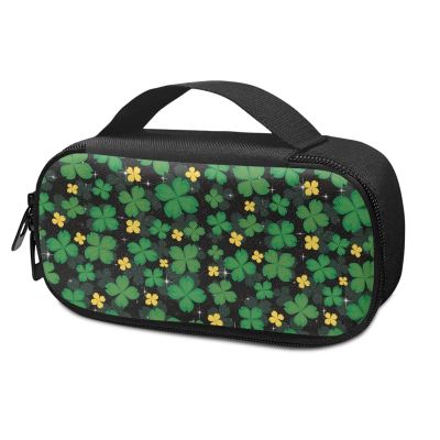 Pzuqiu Insulin Cooler Travel Case - Diabetic Travel Case Suitable for Insulin People Carrying Temperature Sensitive Diabetes Medicines for Short Trips, Sant Patrick Lucky Grass