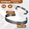 EnerCoppeX Copper Magnetic Bracelet for Women, 99.99% Pure Copper Cuff with 3500 Gauss Magnets (D) view 4