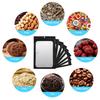 400 Pack 4 Size Bags with Clear Window,Scratch Resistant Hand Holographic Packaging Pouch,Resealable Bag for Small Bussiness Cookies Jewelry Candy Sample (Black, 2.43.9,3x4.7,47,5.57.9 inch) view 3