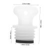 2pcs Hot Water Bottle Stopper Stoppers for Hot Water Bag for Women Rubber s Anti-Leak Plugs view 4