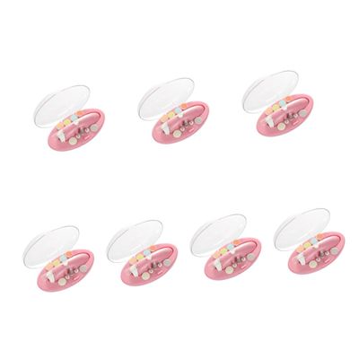 SaditY 7 Sets Nail Grinder Baby Manicure Electric Baby Nail File Kit Electric Baby Nail Trimmer Baby Fingernail Clippers Nail Tool Newborn Grooming Kit Toddler Cosmetic Polisher Abs Resin