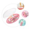 SaditY 7 Sets Nail Grinder Baby Manicure Electric Baby Nail File Kit Electric Baby Nail Trimmer Baby Fingernail Clippers Nail Tool Newborn Grooming Kit Toddler Cosmetic Polisher Abs Resin view 2