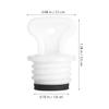 Hot Water Bag Stopper Hot Water Bottle Cap 2pcs Bottle Stopper Rubber Bag Plug Replacement Sack Plugs Sealing for view 2