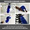 2 Pack of Microfiber Flexible Dusters with Heavy Duty Extension Pole | 8' Reach | Clean Ceiling Fans, Cobwebs, Light Fixtures, Delicate Objects view 4