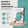 Purely Sprouted Smoked Sea Salt Sprouted Almonds: Vegan, Gluten-Free, and Non-GMO Blend for a Healthy Crunch! (4 oz, 6 pack) view 3