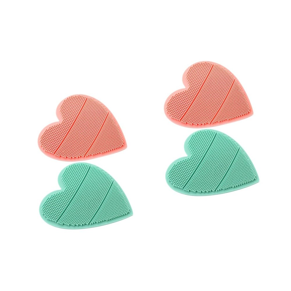 Beaupretty 4pcs Scalp and Hair Washing Brush Soft and Stretchy Bath Tool for Green and Colors Gentle Hair Cleaning and Massage