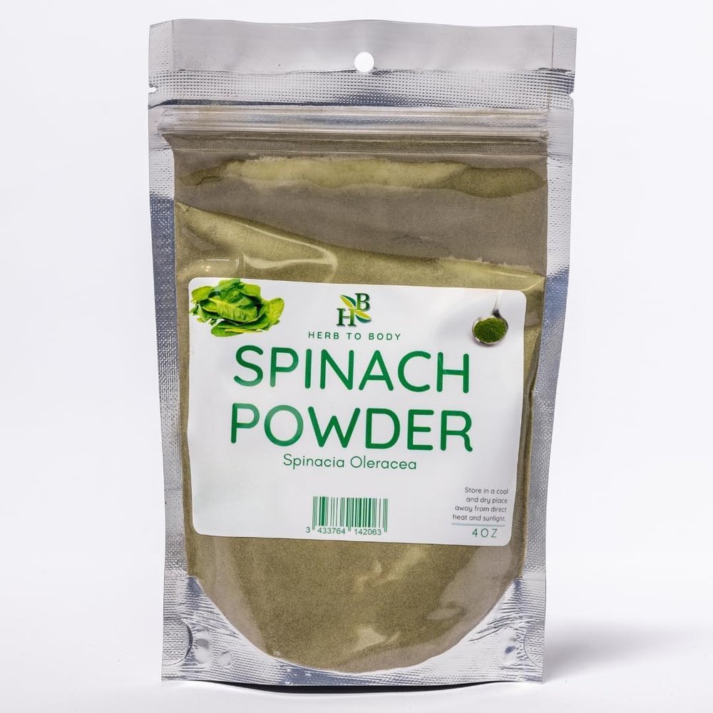 Herb To Body Spinach Powder | Spinacia Oleracea | Wildcrafted | 4oz