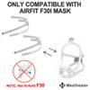 2Packs Replacement Headgear for Airfit F30i, 2Packs F30i Headgear with Stronger Elasticity,Not for F30, Include 2PCS Headgear &4PCS Clips, Great-Value Supplies by Medihealer view 4
