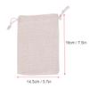 SKYPRO 5Pcs Reusable Linen Bundle Gift Bags 14.5x19cm Linen Jewelry Pouches Small Burlap Bags with Drawstring for Storage, Party, Wedding Favors, Present, Art and DIY Craft view 2
