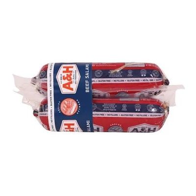 A & H Beef Salami Double pack