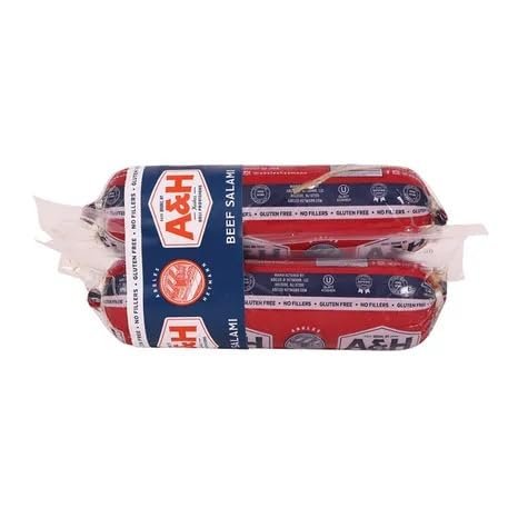 A & H Beef Salami Double pack