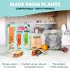 Matter Compostable Assorted Kitchen Bags, 230 Count, Biodegradable, Eco-Friendly Resealable Food Storage Variety Pack, 80 Snack, 80 Sandwich, 50 Quart & 20 Gallon view 4