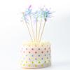 ccHuDE 80 Pcs Firework Cupcake Toppers Sparkle Cake Toppers Cocktail Food Fruit Picks Cake Decoration Sticks Decorative Cupcake Sticks for Christmas Birthday view 2