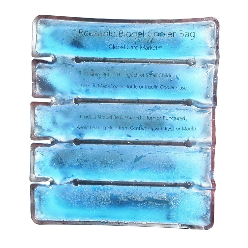 Cold Pack for Insulin Cooler Travel Case, Cold Gel Bag for Medication Cooler Case for Travel (Cold Pack)