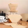 GIO'S STORE Coffee Filters #2, Natural Unbleached Disposable Coffee Filters 2, Cone shape, 2-4 cup,Fits most Drip 2-4 Cup Coffee Makers (U Shape Pack of 100 count) view 3