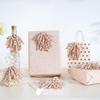 AIMUDI Rose Gold Curly Bows 4" Self Adhesive Pink Burst Bows Curly Ribbon Bows for Gift Wrapping Twist Tie Bows for Treat Bags Gift Basket Baby Shower Wedding Party Decorations - 6 Counts view 3
