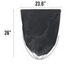 BEIDOU-PAC 8-10 Gallon Trash Bags, 1000 Count Bulk Value Pack, Black Garbage bags, Multi-purpose Trash Can Bin Liners for Bathroom, Office, Industrial, Commercial, Janitorial, Municipal, Recycling view 2