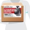 BEIDOU-PAC 8-10 Gallon Trash Bags, 1000 Count Bulk Value Pack, Black Garbage bags, Multi-purpose Trash Can Bin Liners for Bathroom, Office, Industrial, Commercial, Janitorial, Municipal, Recycling view 3
