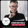 IGnaef Natural Crystal Stone Lenses Reading Glasses with Clear Real Glass Lenses Blue Light Blocking & UV Protection IF5189 view 2