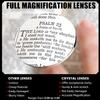 IGnaef Natural Crystal Stone Lenses Reading Glasses with Clear Real Glass Lenses Blue Light Blocking & UV Protection IF5189 view 4