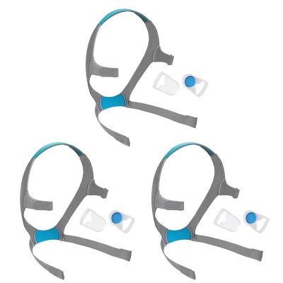 Airfit f20 Headgear, 3-Pack Replacement CPAP Mask Headgear Strap CPAP Supplies for Airfit/AirTouch F20, Large (Without Mask)