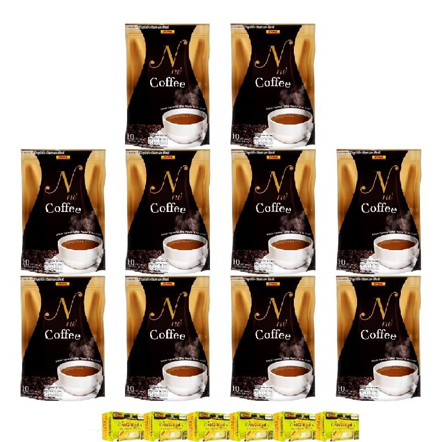 N Ne Coffee Nne Coffee Yai Nee Coffee Sweden Instant Powder 150g/10 Sachets/Pack Espresso Delicious Mellow Set 10 By Beautygoodshop [Get Free For You Beauty Gifts]