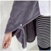YUSIWOAL Wheelchair Blanket,Thicken Fleece Wearable Hoodie Blanket Throw for Women, Lightweight Super Soft Cozy Fleece Wearable Plush Throw Blanket view 4