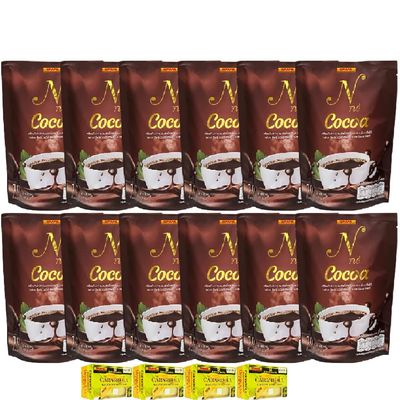 Delicious Mellow N Ne Cocoa Nne Cocoa Yai Nee Cocoa Sweden Instant Powder 10 Sachets/Pack Set 12 No0614289956 By Beautygoodshop [Get Free For You Beauty Gifts]